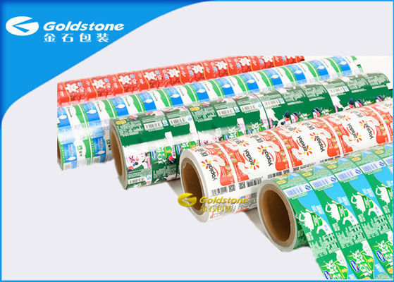 11 Colors Printed Adhesive Custom Paper Labels For Yoghurt / Ice Cream Cups